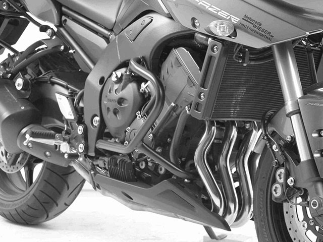 ヘプコ＆ベッカー 正規品 エンジンガード ブラック YAMAHA FZ8 Fazer