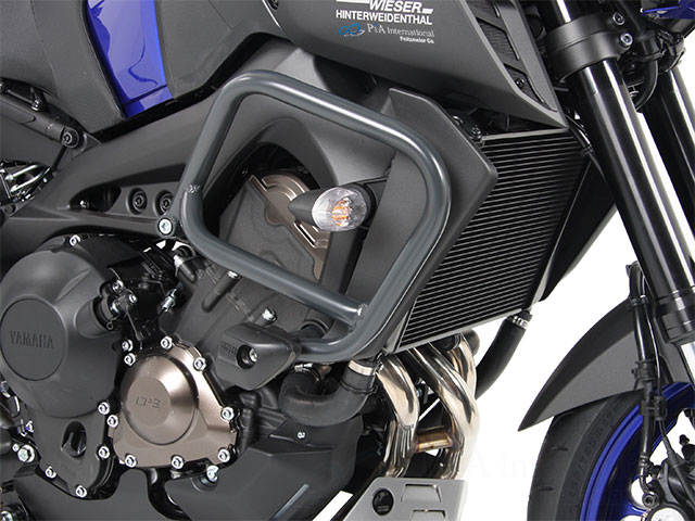 ヘプコ＆ベッカー 正規品 エンジンガード クラッシュパット付属　ダークグレー Yamaha MT-09 / XSR900