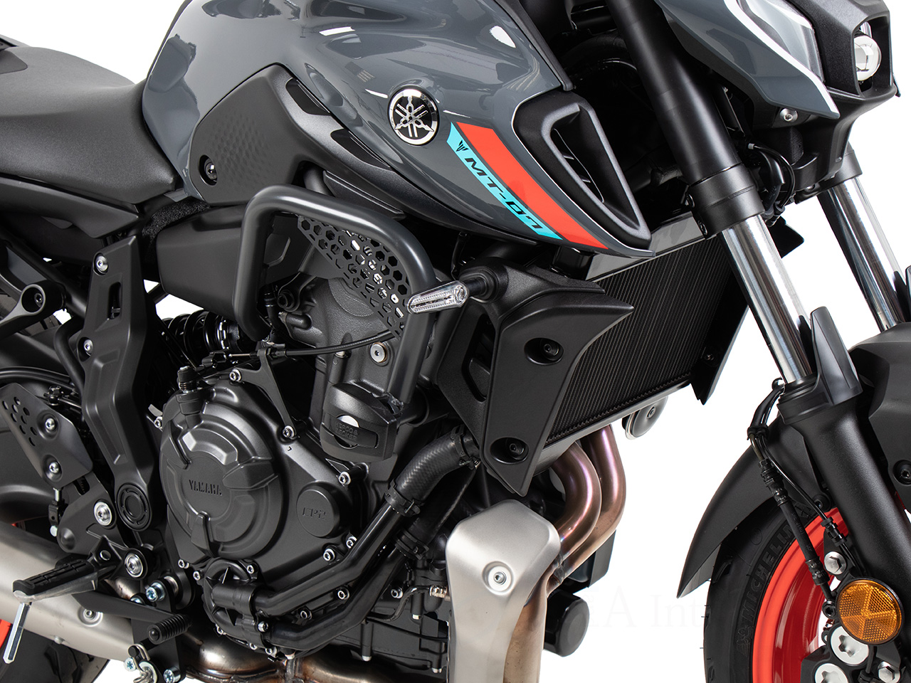 ヘプコ＆ベッカー エンジンガード ダークグレー YAMAHA MT-07