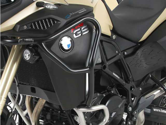 ヘプコ＆ベッカー 正規品 タンクガード F800GS Adventure ブラック BMW純正エンジンガード用
