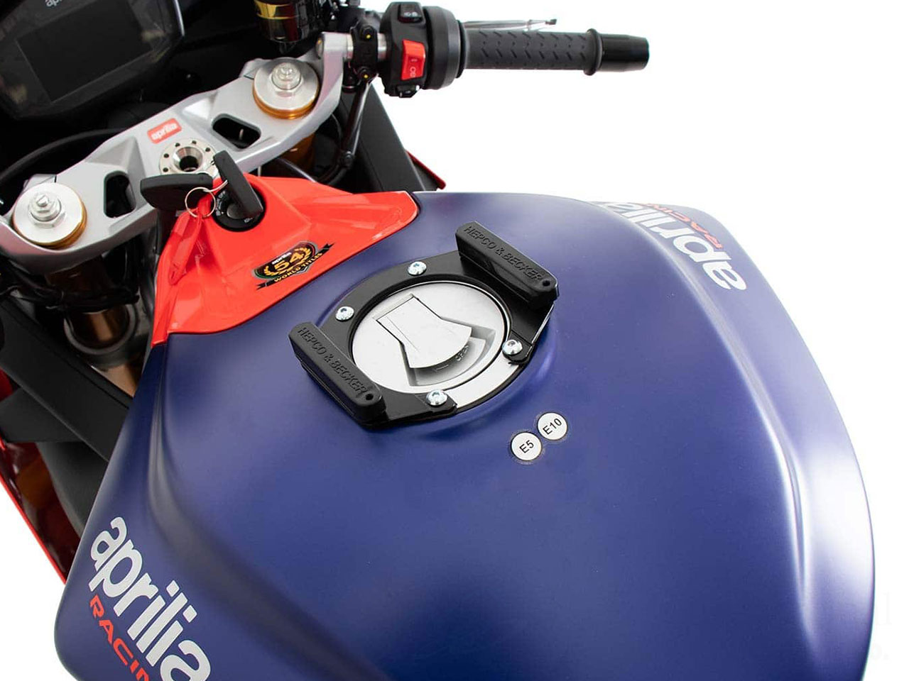 ヘプコ＆ベッカー「Easy-Lock/イージーロック」(タンクバック「Street/Royster」用ホルダー) aprilia