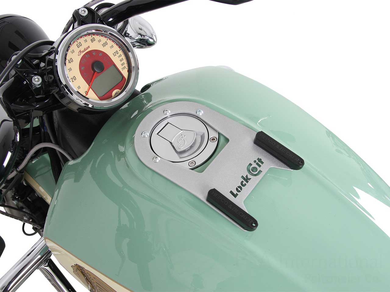 ヘプコ＆ベッカー「Easy-Lock/イージーロック」(タンクバック「Street/Royster」用ホルダー) Indian