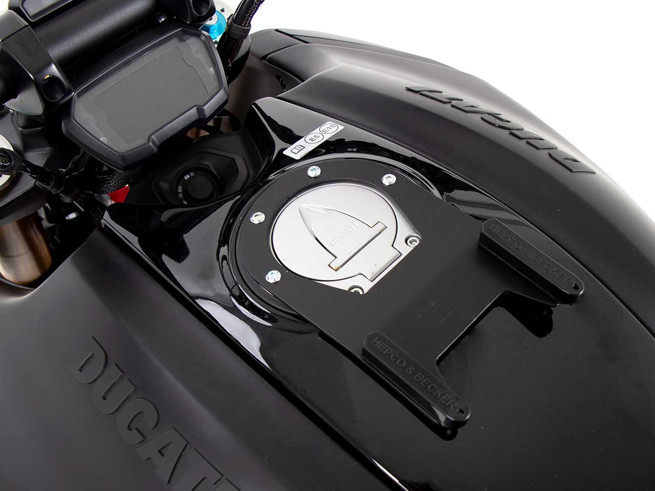 ヘプコ＆ベッカー「Easy-Lock/イージーロック」(タンクバック「Street/Royster」用ホルダー) DUCATI