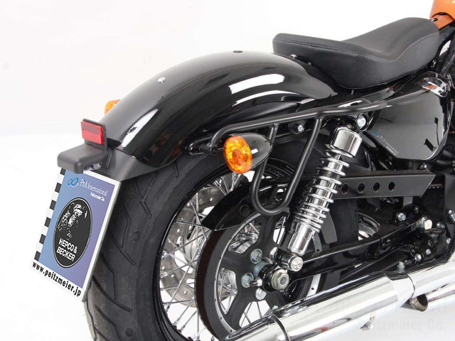 ヘプコ&ベッカー ソフトサイドケースホルダー 「Slim」 ハーレー XL/Sportster/Forty-eight/Sventy-Two