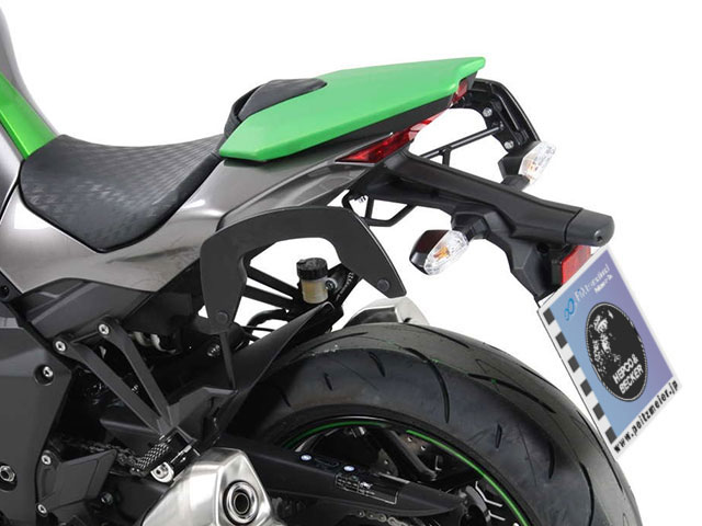 ヘプコ＆ベッカー 正規品 サイドソフトケースホルダー(キャリア)「C-Bow」 Kawasaki Z1000('14-)