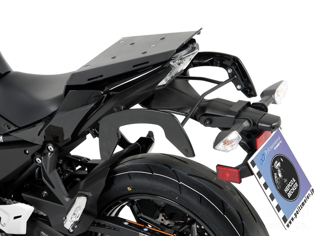 ヘプコ＆ベッカー サイドソフトケースホルダー「C-Bow」Kawasaki Ninja650 / Z650