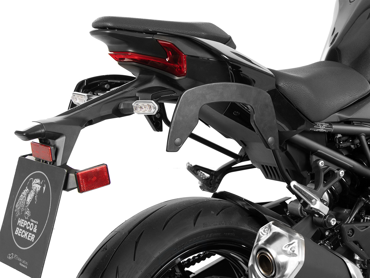 ヘプコ＆ベッカー サイドソフトケースホルダー(キャリア)「C-Bow」 Kawasaki Z900 / Z900SE