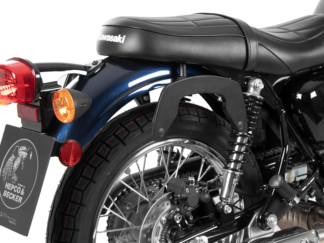 ヘプコ＆ベッカー サイドソフトケースホルダー(キャリア)「C-Bow」 Kawasaki W230 / メグロ S1