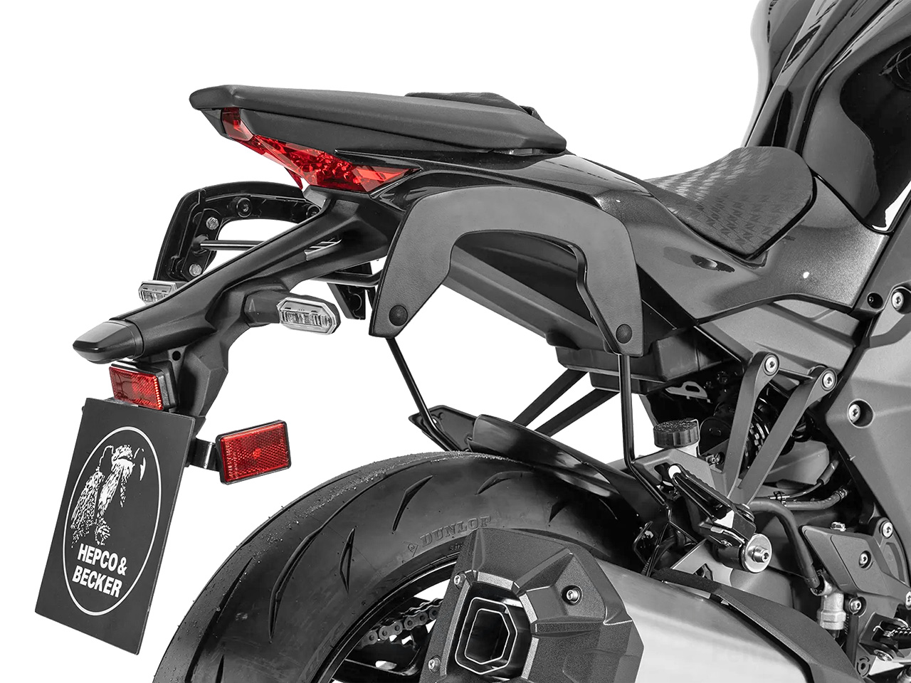 ヘプコ＆ベッカー サイドソフトケースホルダー(キャリア)「C-Bow」Kawasaki Z1100/SE