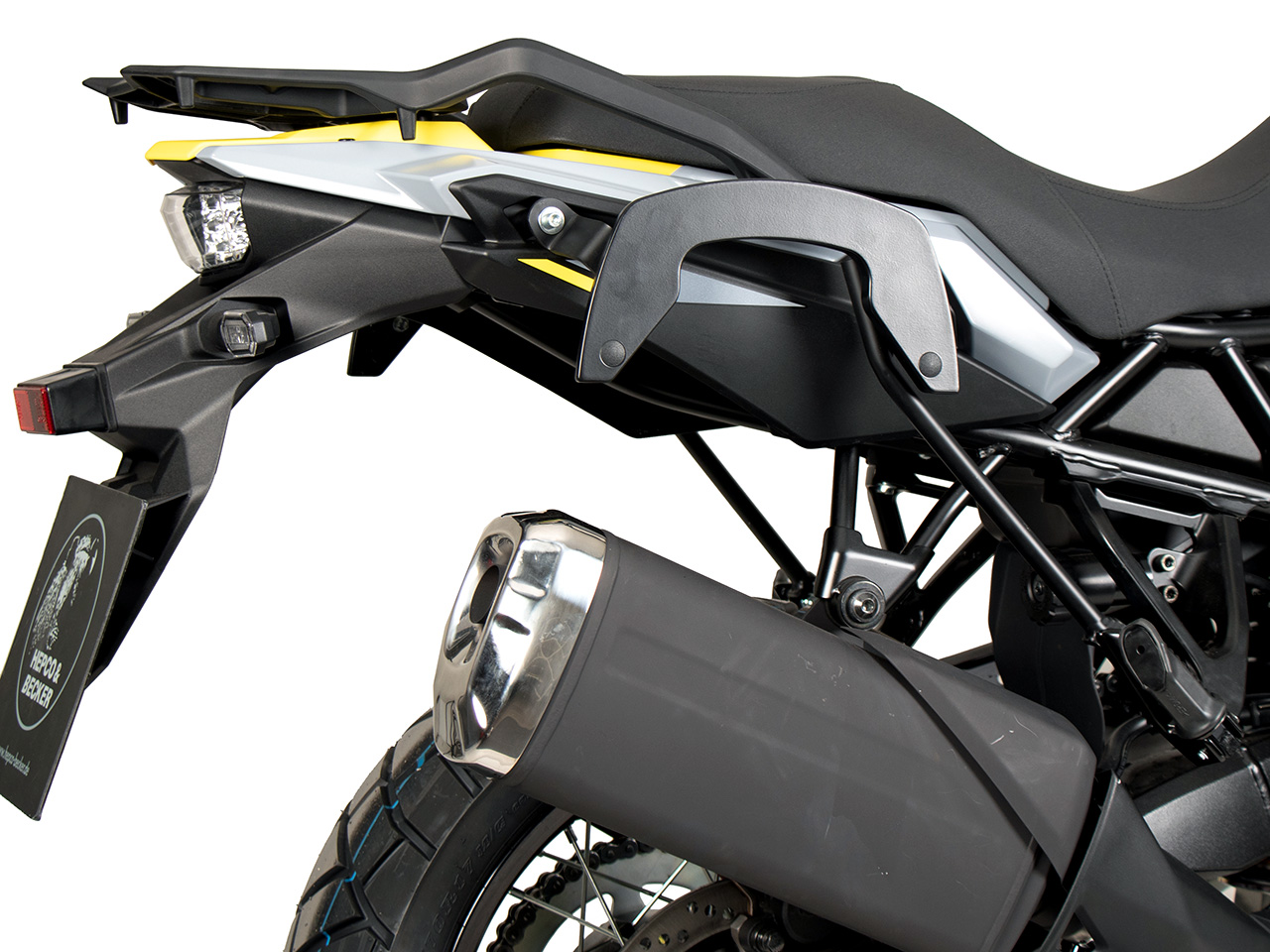 ヘプコ＆ベッカー サイドソフトケースホルダー(キャリア)「C-Bow」 SUZUKI Vストローム 800 DE