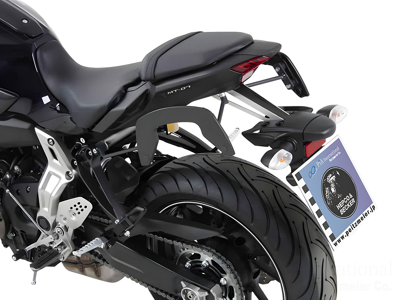 ヘプコ＆ベッカー サイドソフトケースホルダー(キャリア)「C-Bow」 YAMAHA MT-07