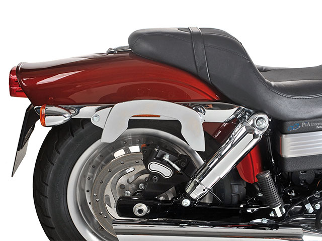 ヘプコ＆ベッカー 正規品 サイドソフトケースホルダー(キャリア)「C-Bow」 ハーレーDyna Fat Bob