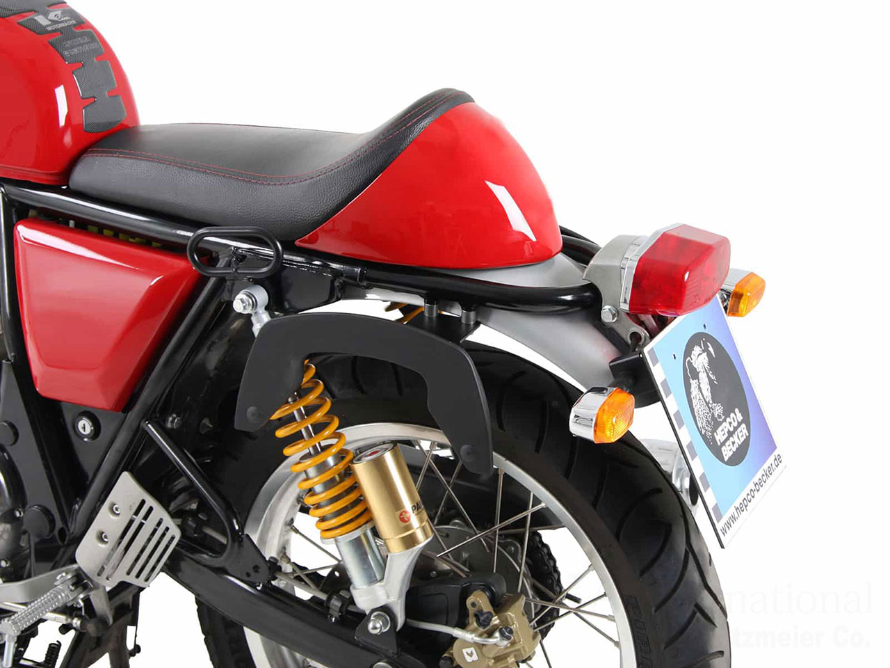 ヘプコ＆ベッカー サイドソフトケースホルダー(キャリア)「C-Bow」Royal Enfield Continental GT 535