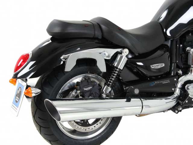 ヘプコ＆ベッカー 正規品 サイドソフトケースホルダー(キャリア)「C-Bow」 Triumph RocketIII