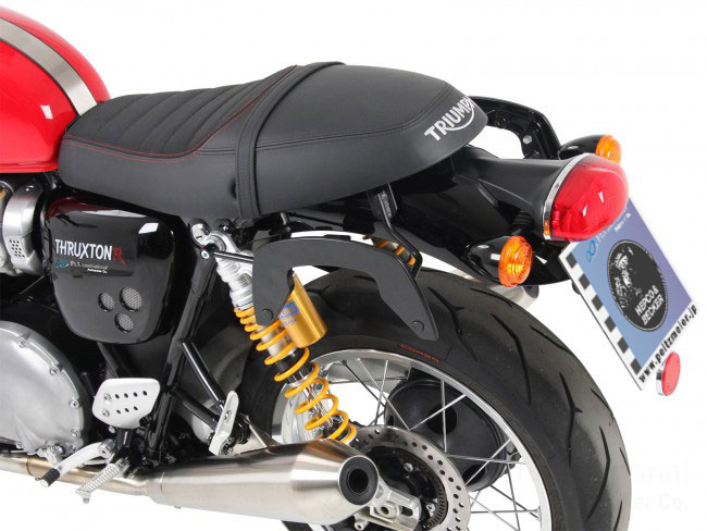 ヘプコ＆ベッカー 正規品 サイドソフトケースホルダー(キャリア)「C-Bow」 Triumph Thruxton 1200 / R