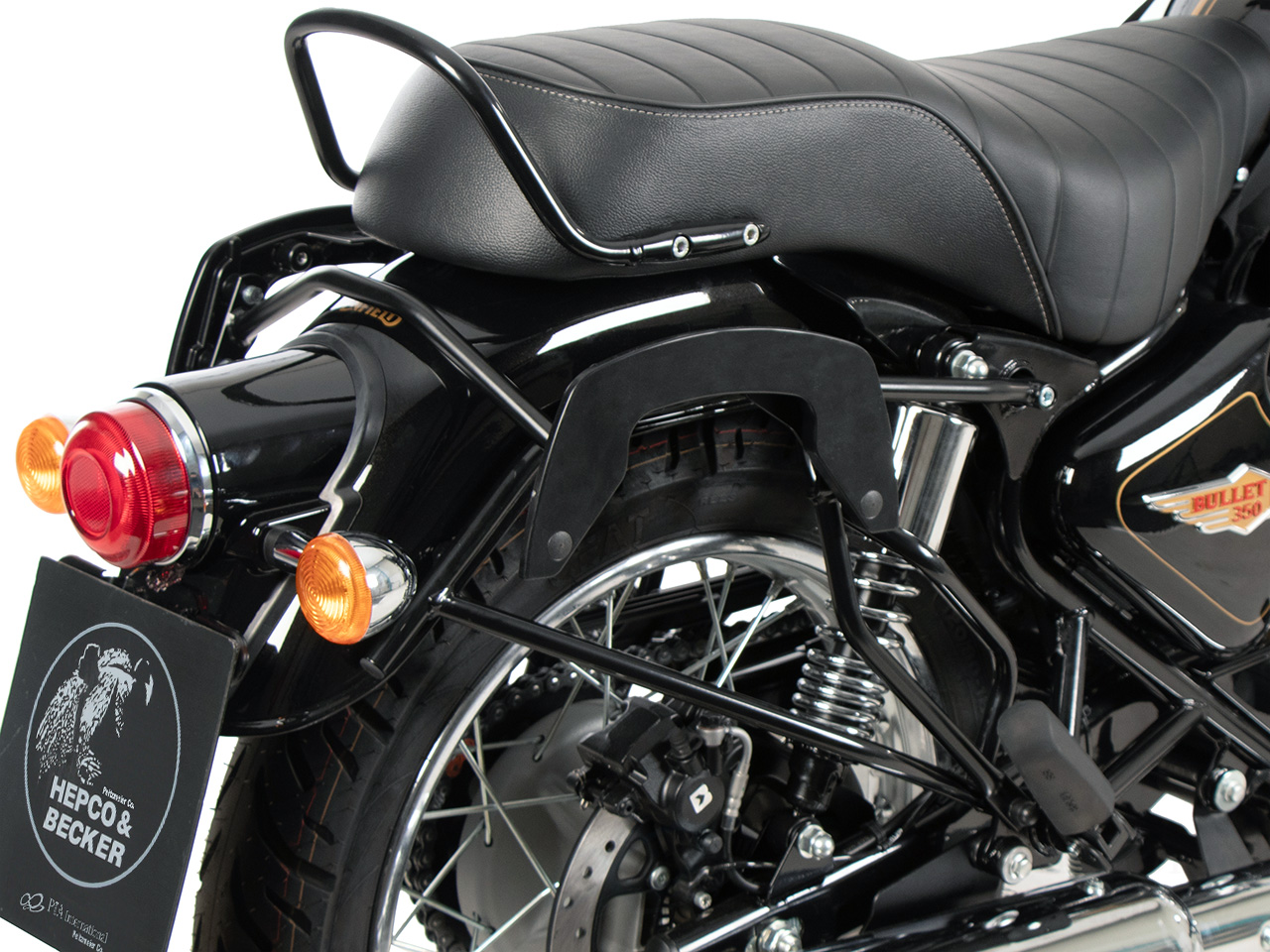 ヘプコ＆ベッカー サイドソフトケースホルダー(キャリア)「C-Bow」Royal Enfield ブリット 350