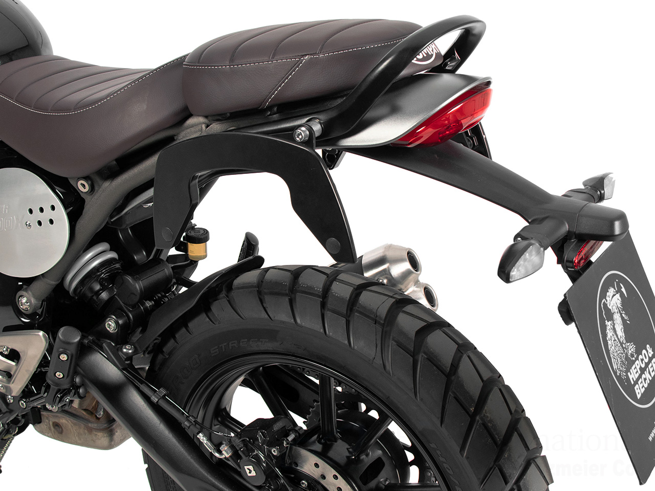 ヘプコ＆ベッカー サイドソフトケースホルダー(キャリア)「C-Bow」Triumph スクランブラー400X