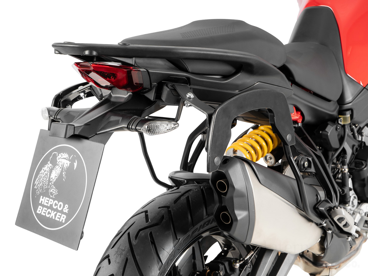 ヘプコ＆ベッカー サイドソフトケースホルダー(キャリア)「C-Bow」DUCATI ムルティストラーダ V2/S