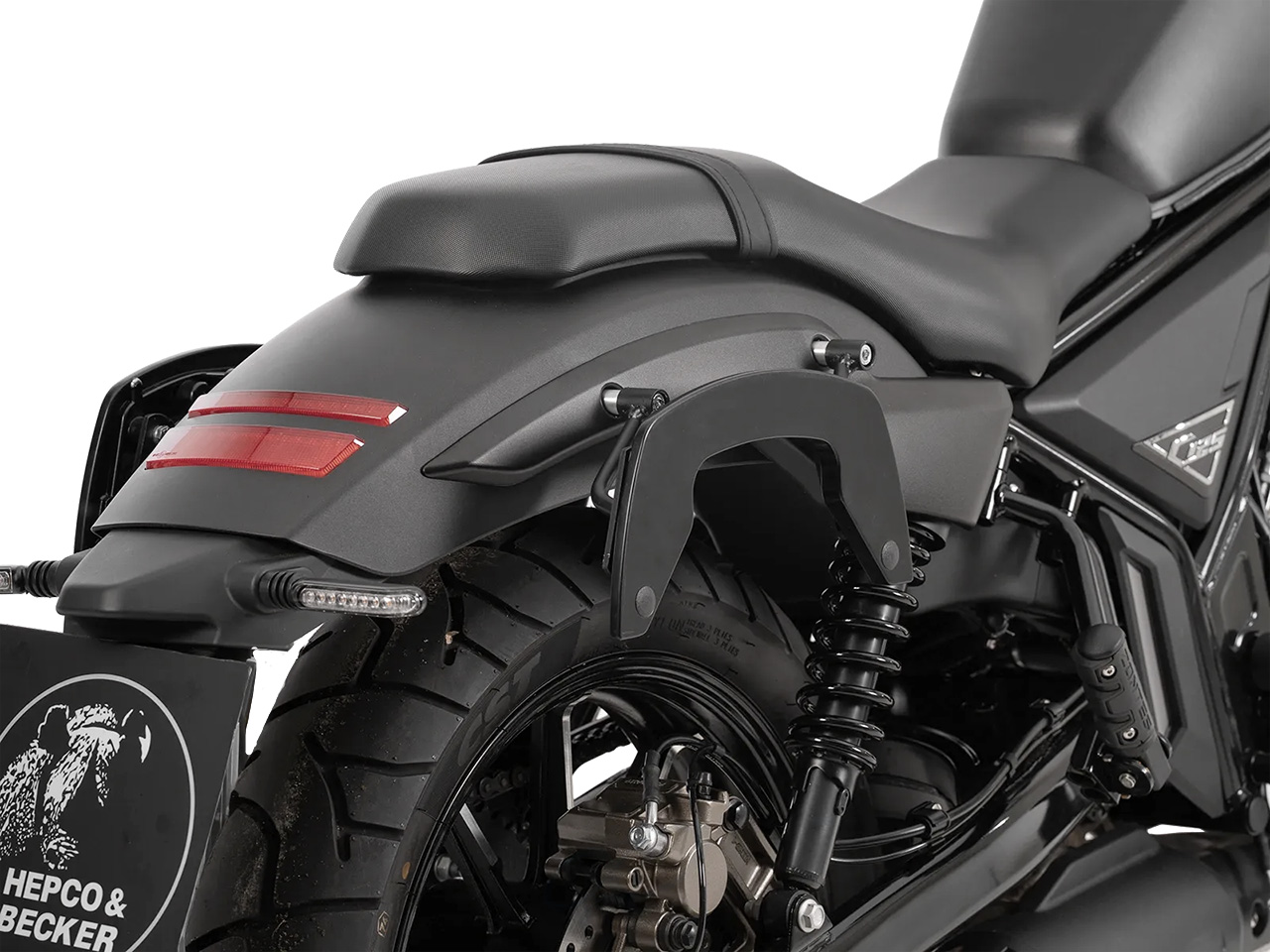 ヘプコ＆ベッカー サイドソフトケースホルダー(キャリア)「C-Bow」 ZONTES 125-C2