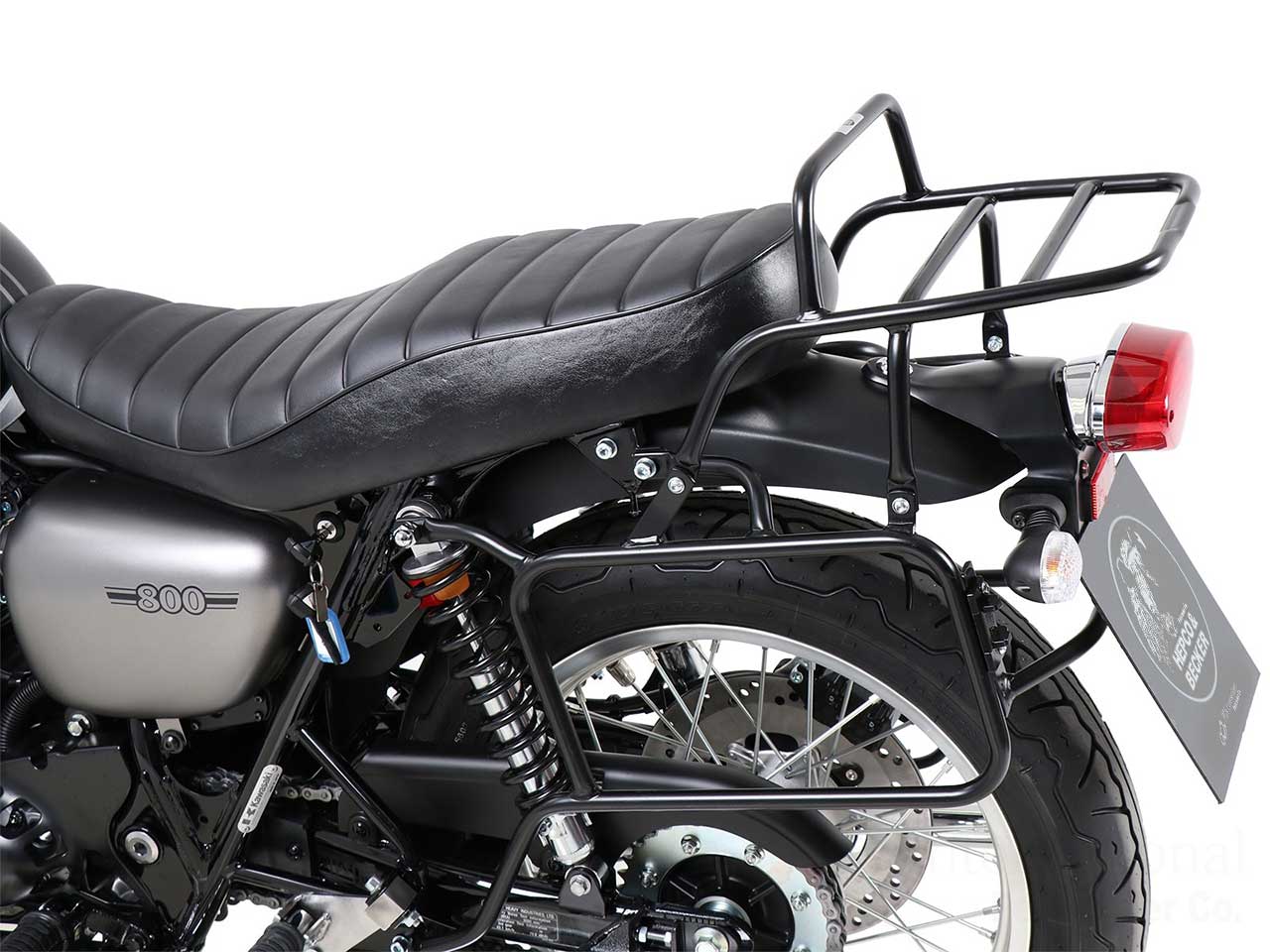 ヘプコ＆ベッカー トップ+サイドケース コンプリートホルダー パイプタイプ Kawasaki W800 / cafe