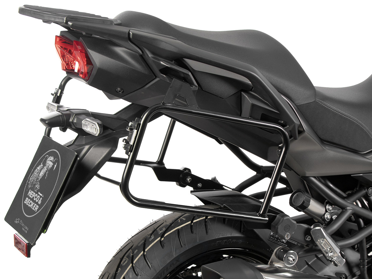 ヘプコ＆ベッカー サイドケースホルダー「Lock it system」 ブラック Kawasaki ヴェルシス 1100/SE