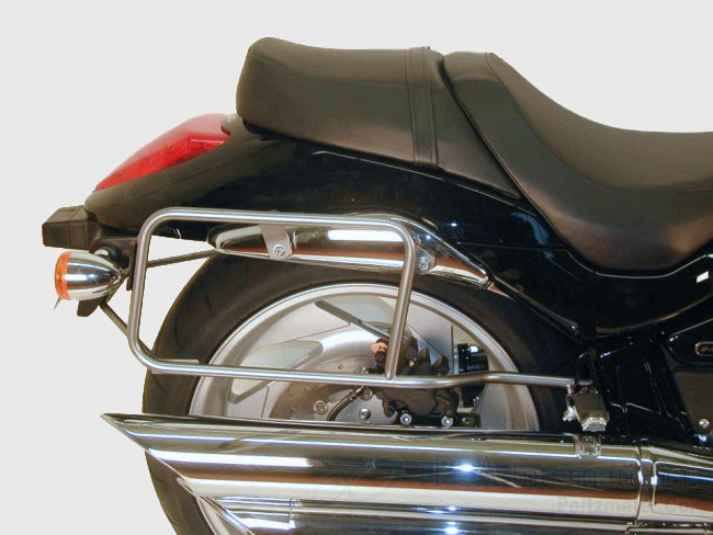 ヘプコ＆ベッカー 正規品 サイドケースホルダー(キャリア) クローム スズキ M1800R Intruder