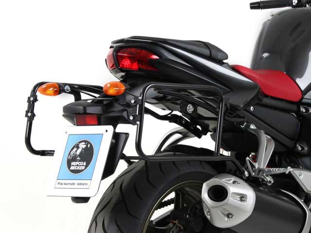 ヘプコ＆ベッカー 正規品 YAMAHA FZ1 / Fazer サイドケースホルダー(キャリア) ブラック
