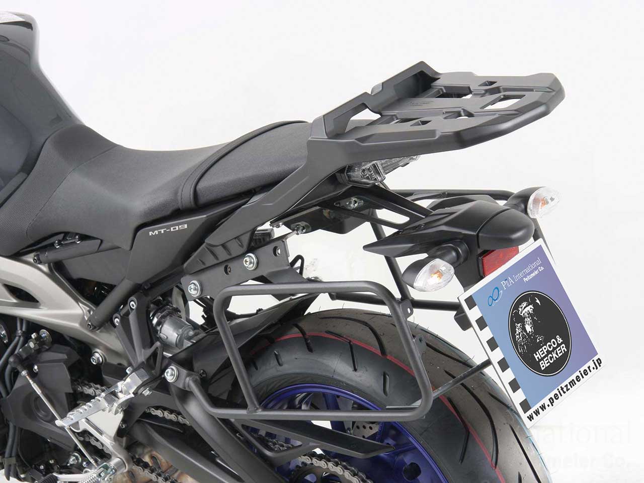 ヘプコ＆ベッカー 純正トップケースホルダー対応サイドケースホルダー「Lock it system」 MT-09