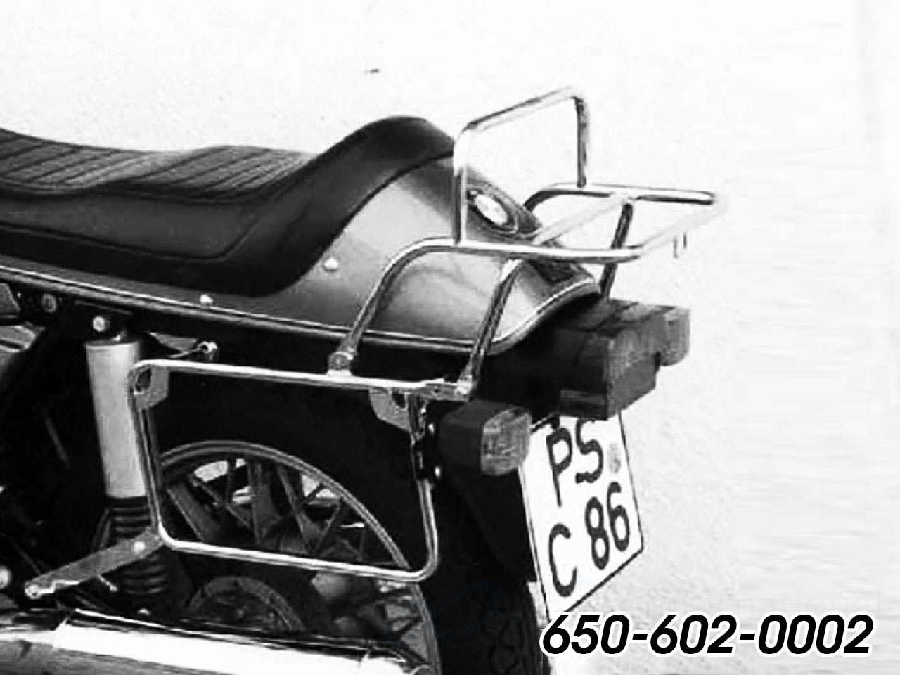 ヘプコ＆ベッカー トップ&サイドケースホルダー ブラック BMW R80RT / R100RT / R100RS