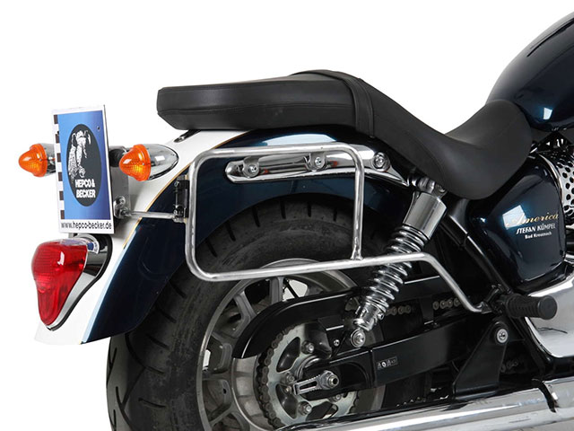ヘプコ＆ベッカー 正規品 サイドケースホルダー(キャリア) クローム Triumph Bonneville America ('11-)