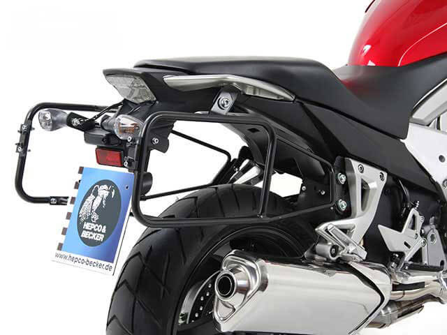 ヘプコ＆ベッカー 正規品 HONDA Crossrunner(-'14) サイドケースホルダー(キャリア)(Lock it system) ブラック
