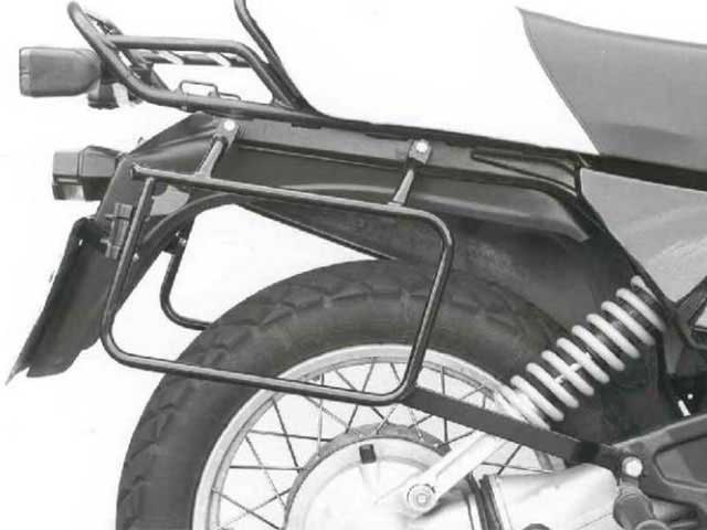 ヘプコ＆ベッカー 正規品 サイドケースホルダー(キャリア) ブラック BMW R80GS / R100GS ('88-)