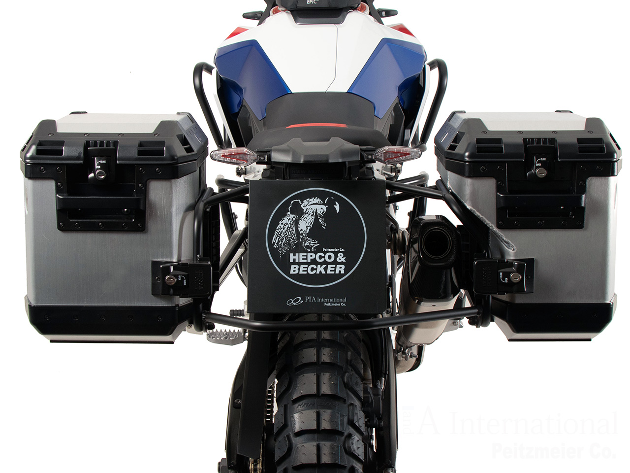 ヘプコ＆ベッカー サイドケースホルダー + Xplorer(Cutout)セット BMW F900GS