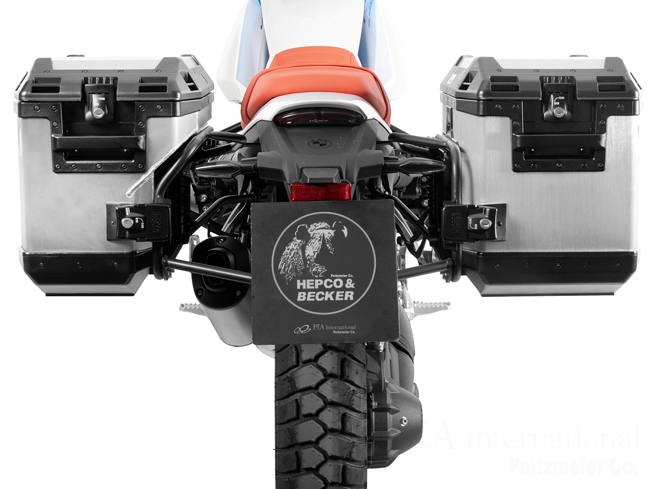 ヘプコ＆ベッカー サイドケースホルダー + Xplorer(Cutout)セット BMW R12 G/S