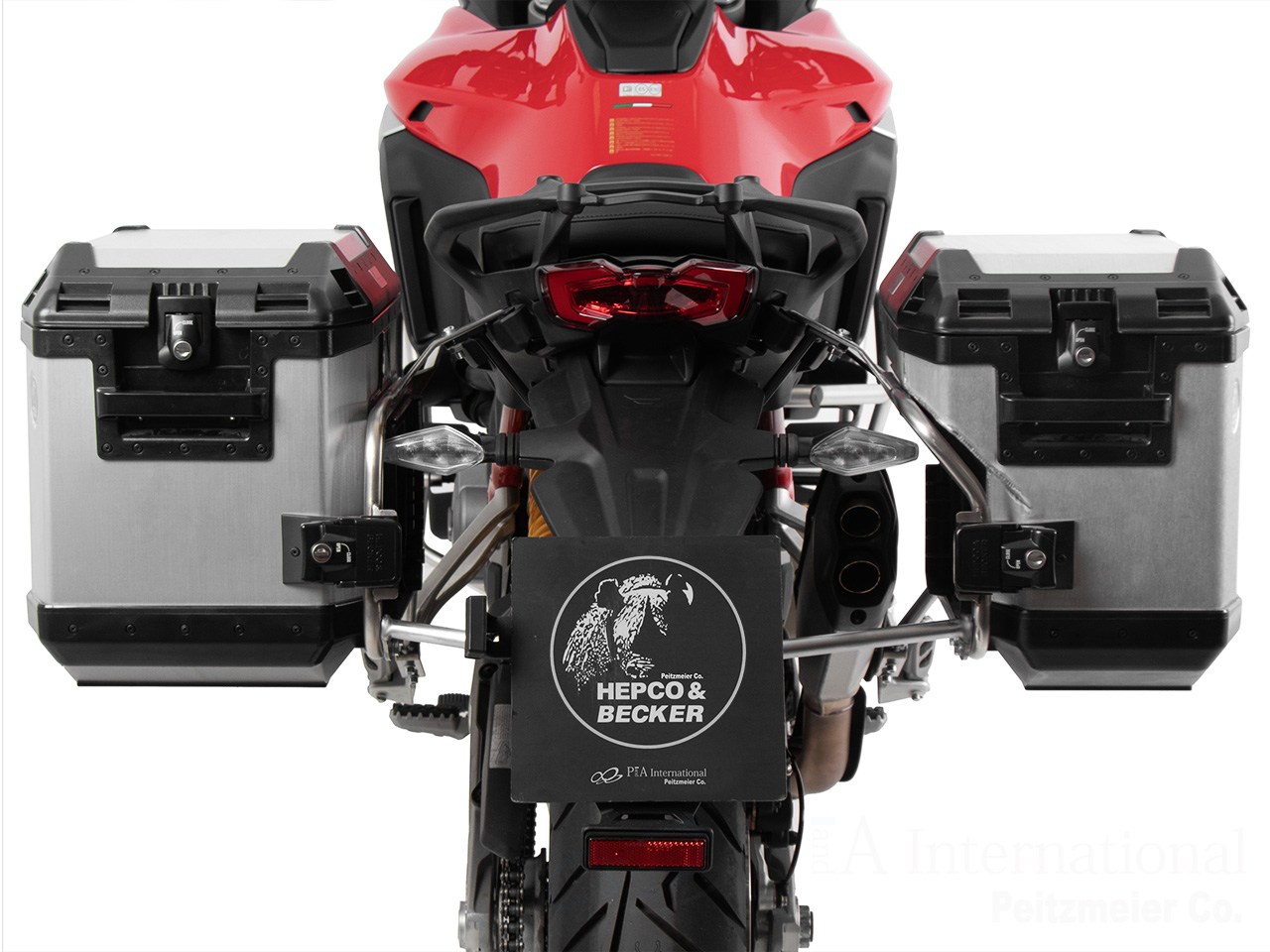 ヘプコ＆ベッカー サイドケースホルダー + Xplorer(Cutout)セット DUCATI ムルティストラーダ V4