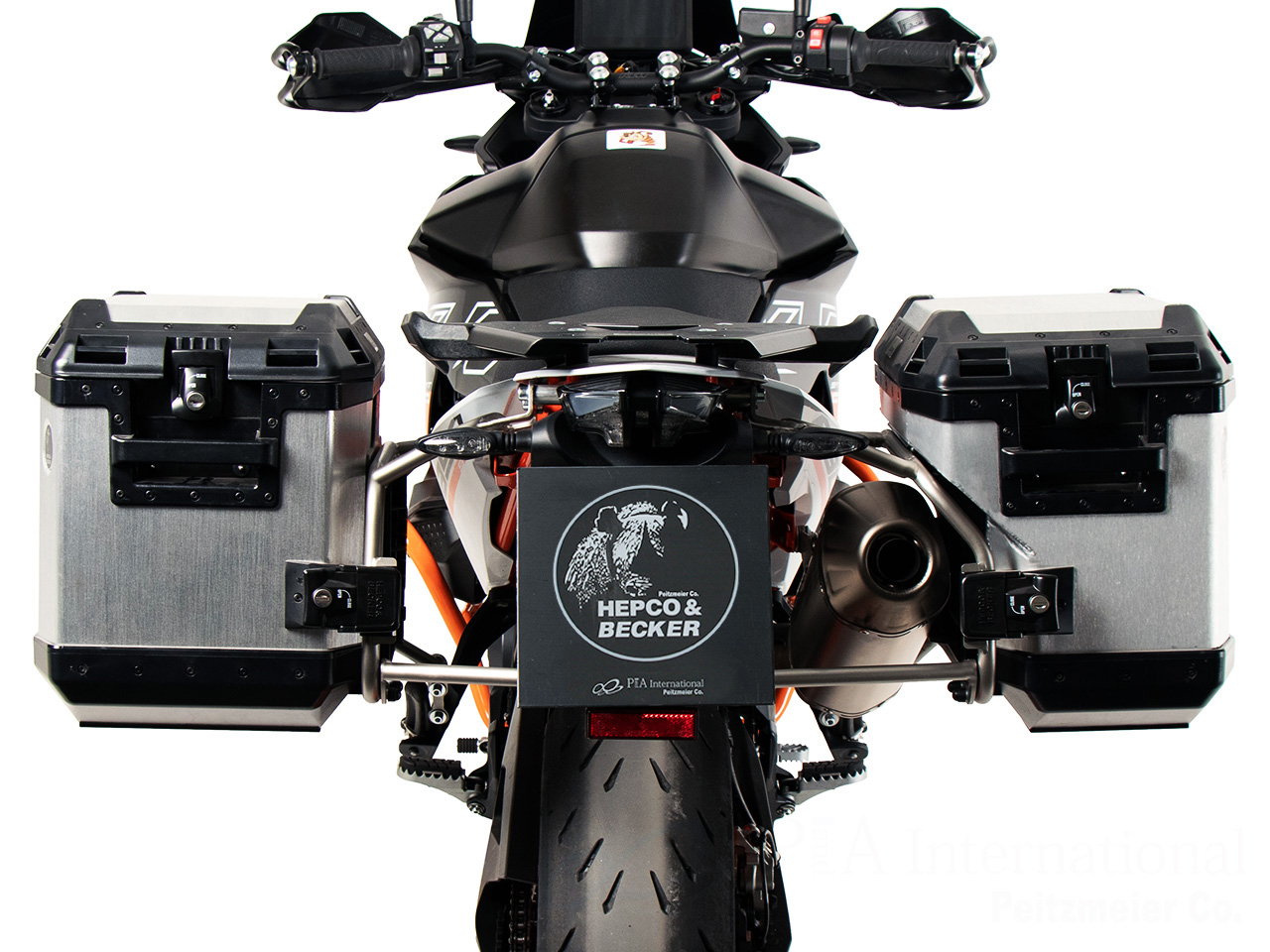 ヘプコ＆ベッカー サイドケースホルダー + Xplorer(Cutout)セット KTM 890 SMT