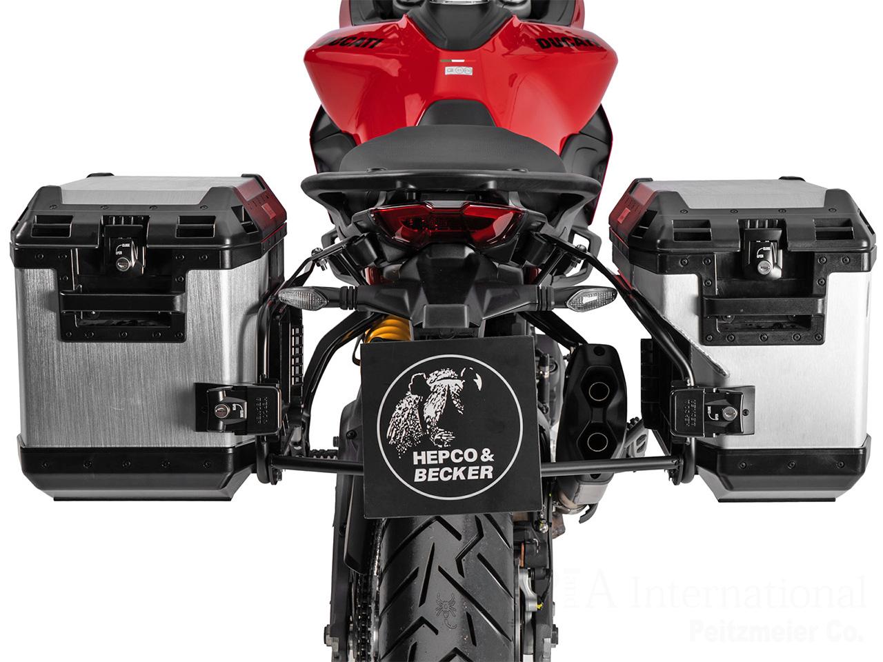 ヘプコ＆ベッカー サイドケースホルダー + Xplorer(Cutout)セット DUCATI ムルティストラーダ V2/S