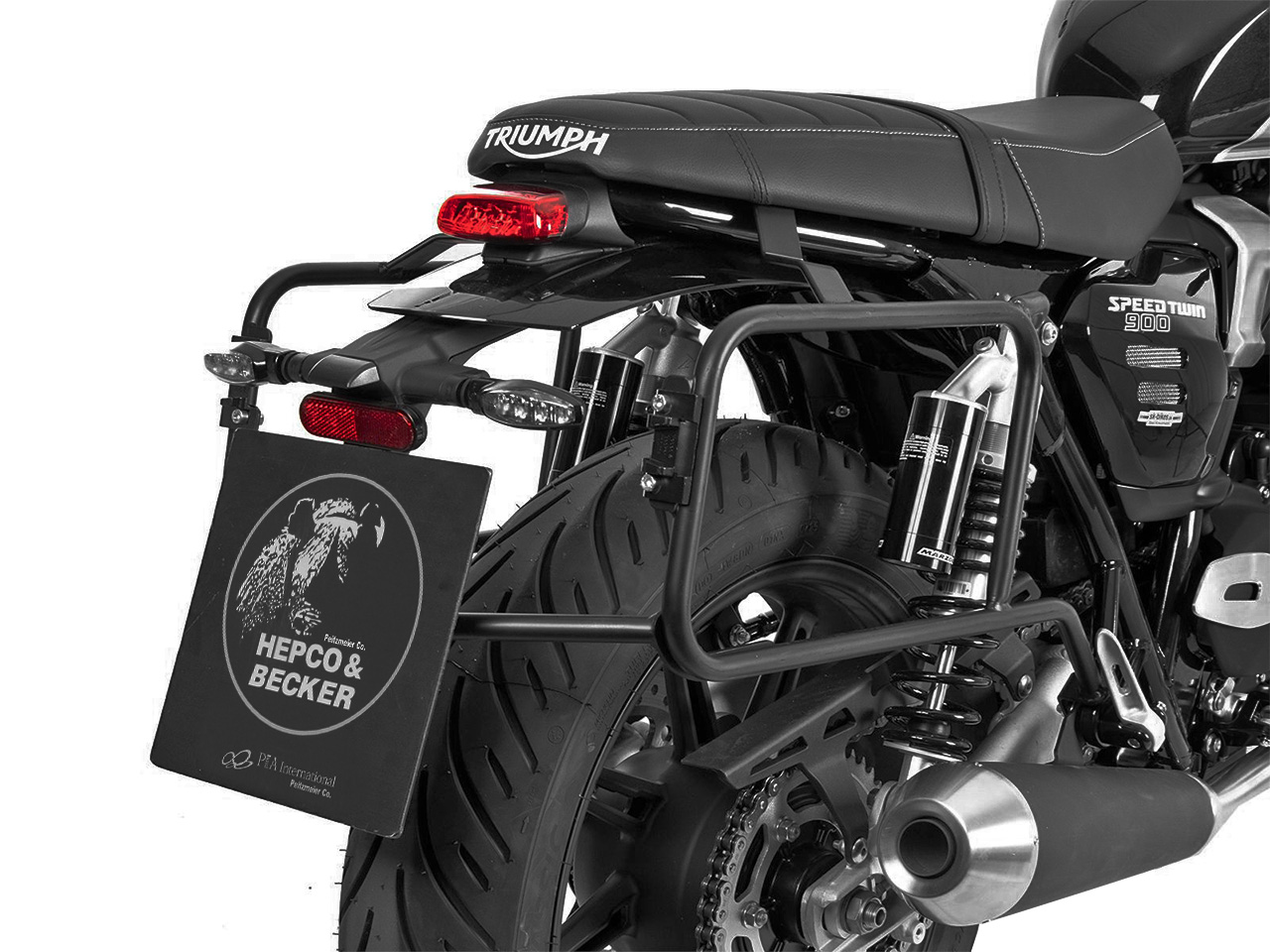 ヘプコ＆ベッカー サイドケースホルダー Triumph スピードツイン900