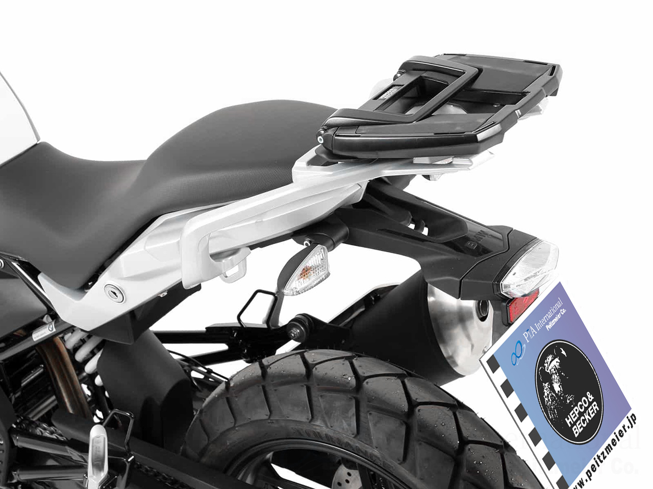 ヘプコ＆ベッカー トップケースホルダー(キャリア) イージーラック ブラック BMW G310GS