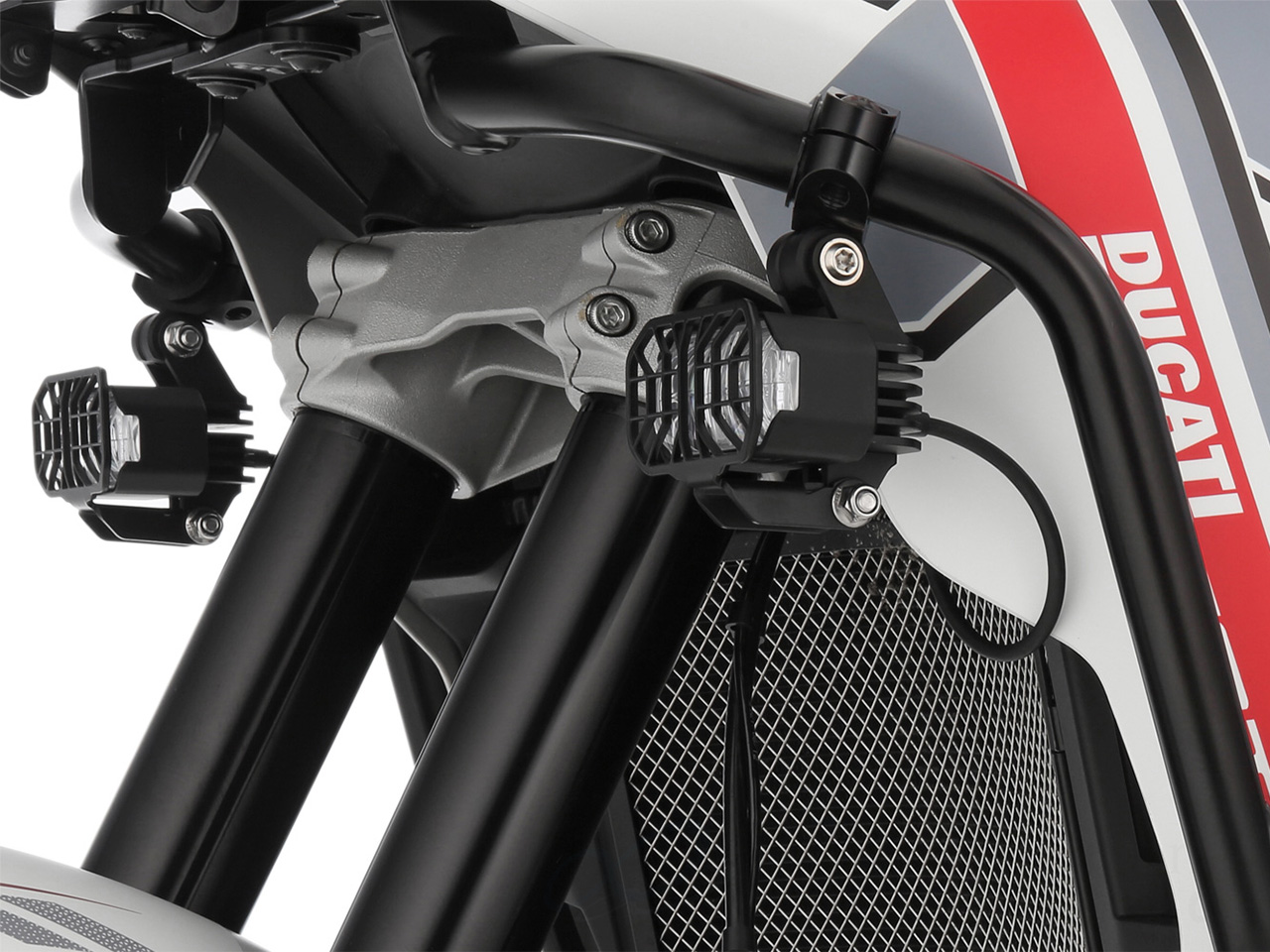 Wunderlich Micro Flooter 3.0 LEDライトセット クラッシュバーへの取付タイプ DUCATI デザートX
