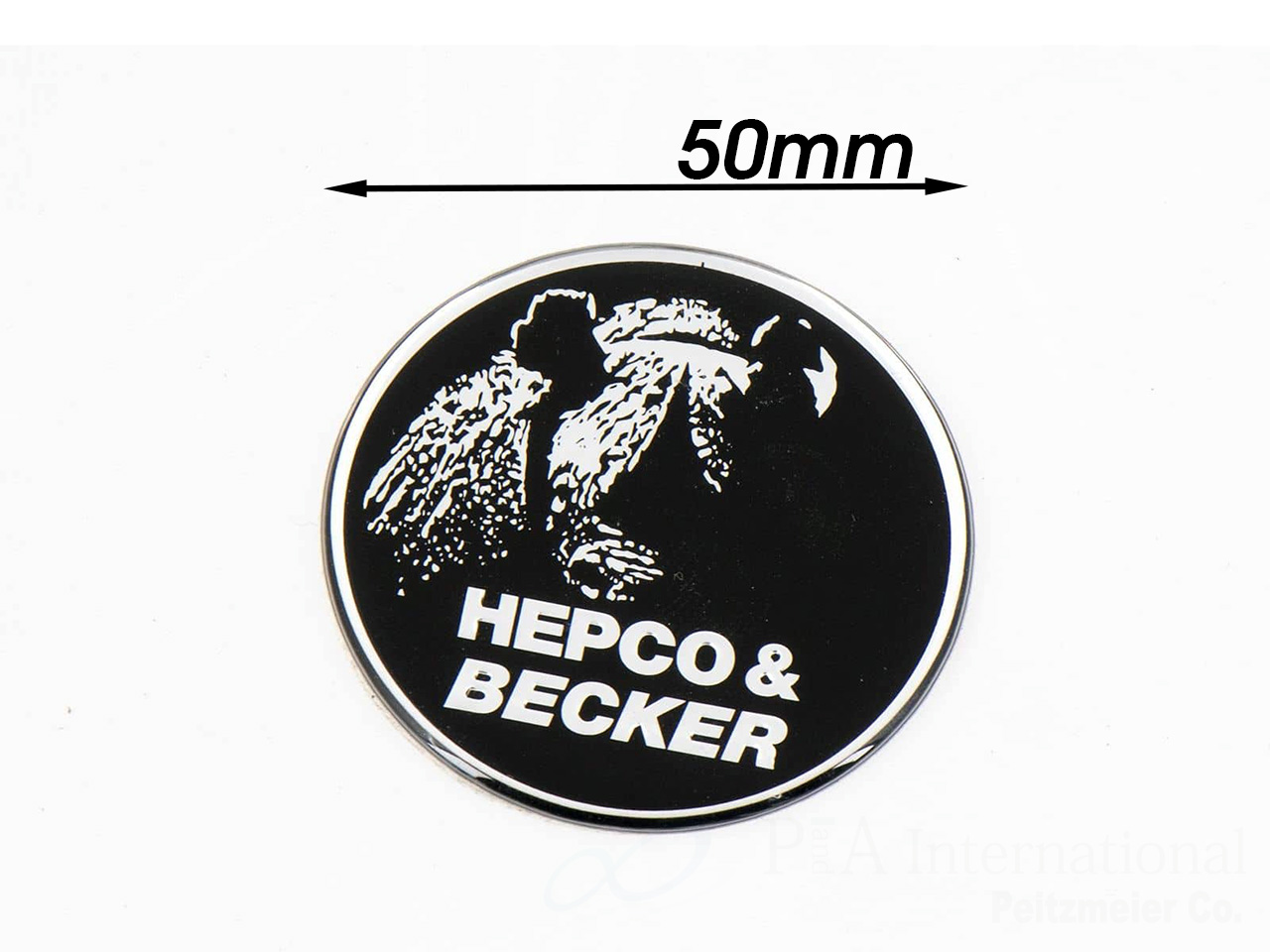 ヘプコ&ベッカー ロゴ 50mm ポッティングシール