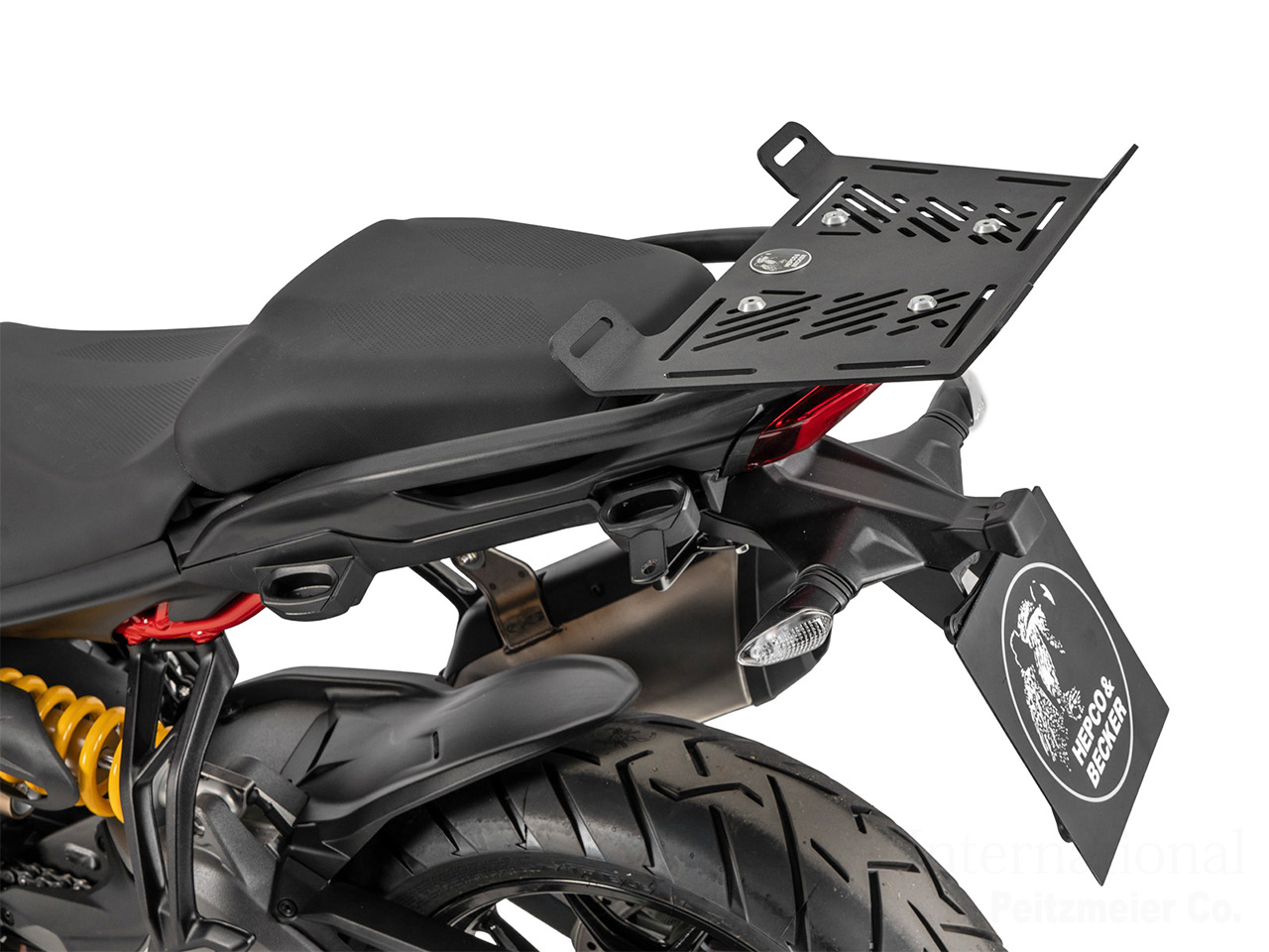 ヘプコ＆ベッカー 純正リアキャリア拡張プレート DUCATI ムルティストラーダ V2/S