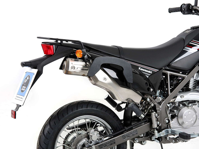 ヘプコ＆ベッカー 正規品 サイドソフトケースホルダー(キャリア)「C-Bow」 Kawasaki D-Tracker125('10-'12)