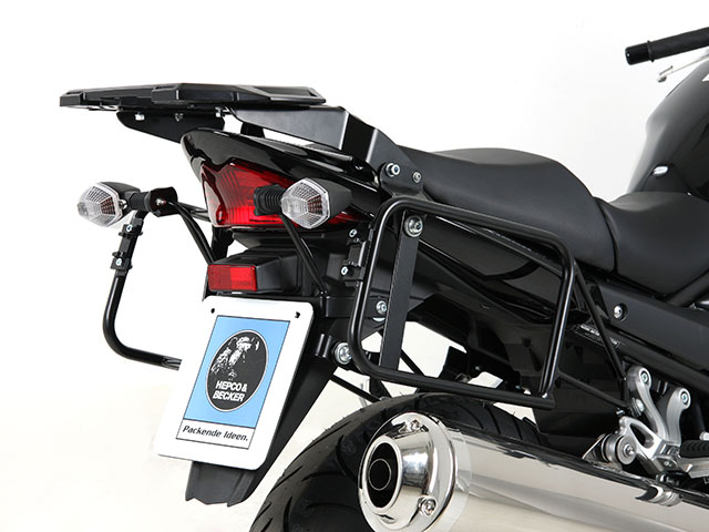 ヘプコ＆ベッカー 正規品 SUZUKI Bandit 1250/S ('07-) サイドケースホルダー(キャリア) (Lock it system) ブラック
