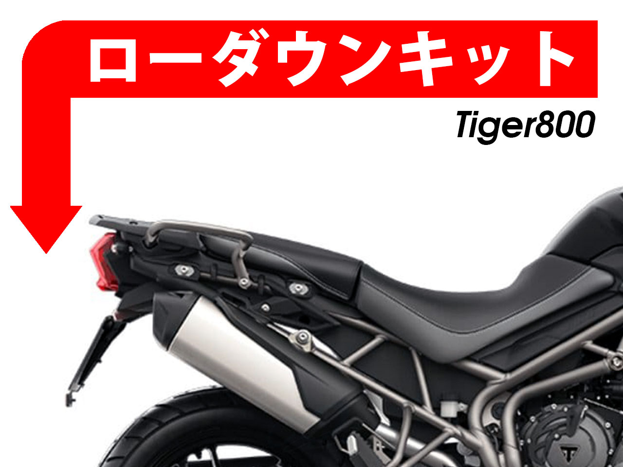 ローダウンキット For Triumph Tiger800