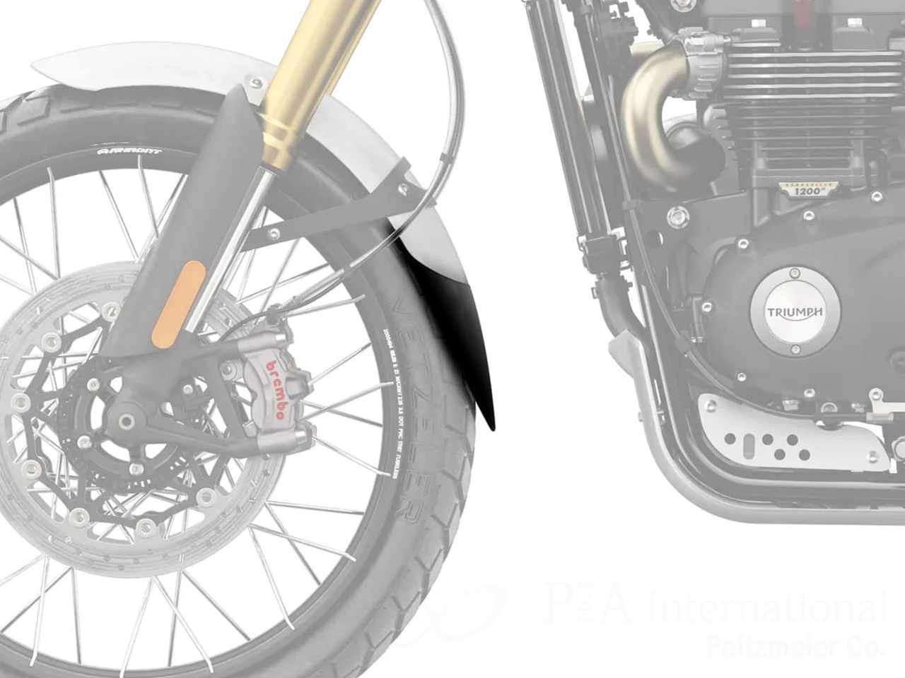 P&A International Extender Fender/エクステンダーフェンダーTriumph スクランブラー 1200