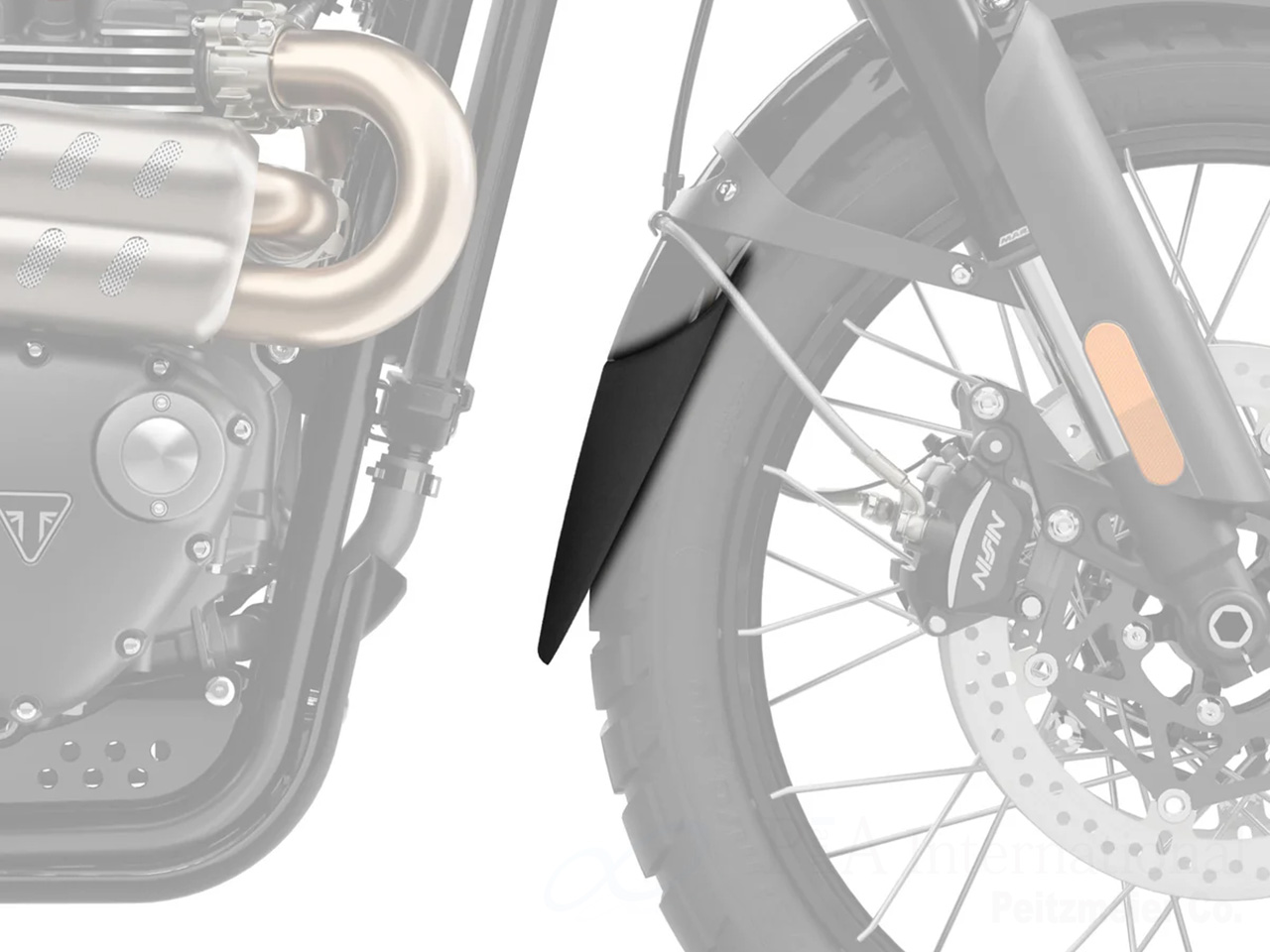 P&A International Extender Fender/エクステンダーフェンダー Triumph スクランブラー 900