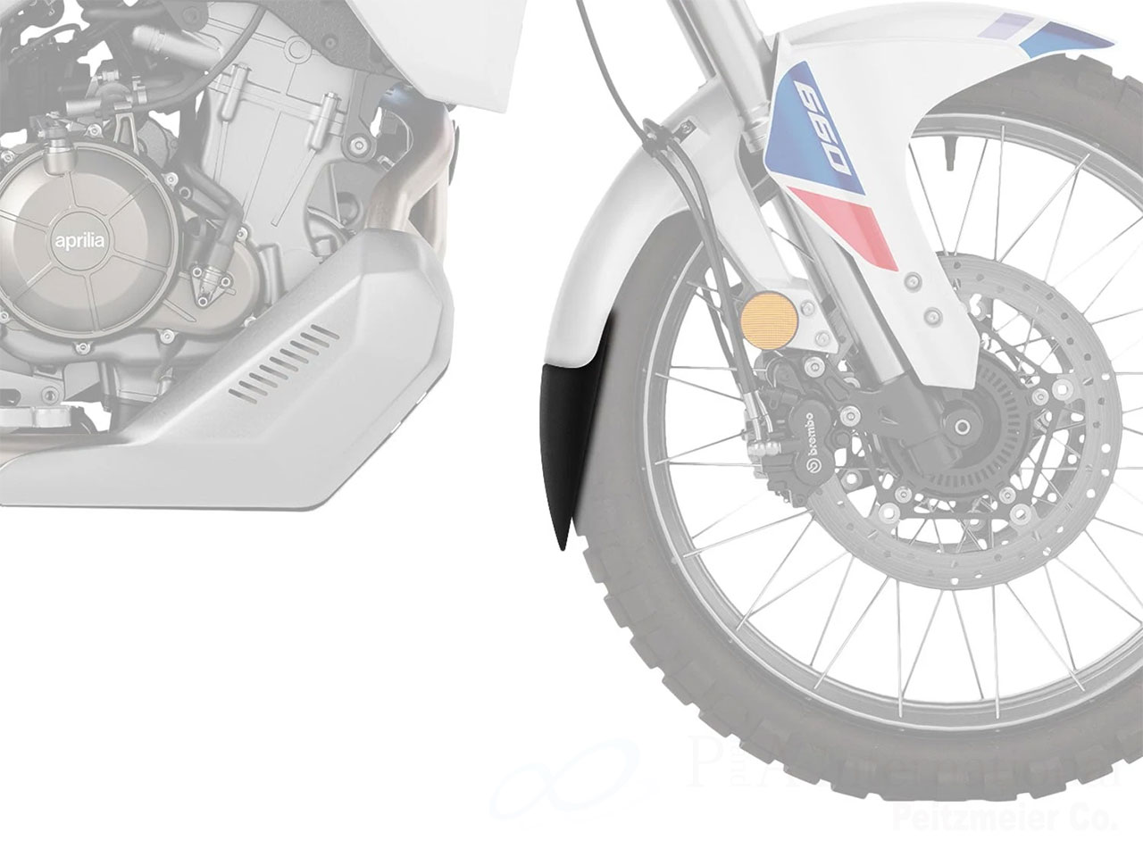 P&A International Extender Fender / エクステンダーフェンダー aprilia Tuareg 660