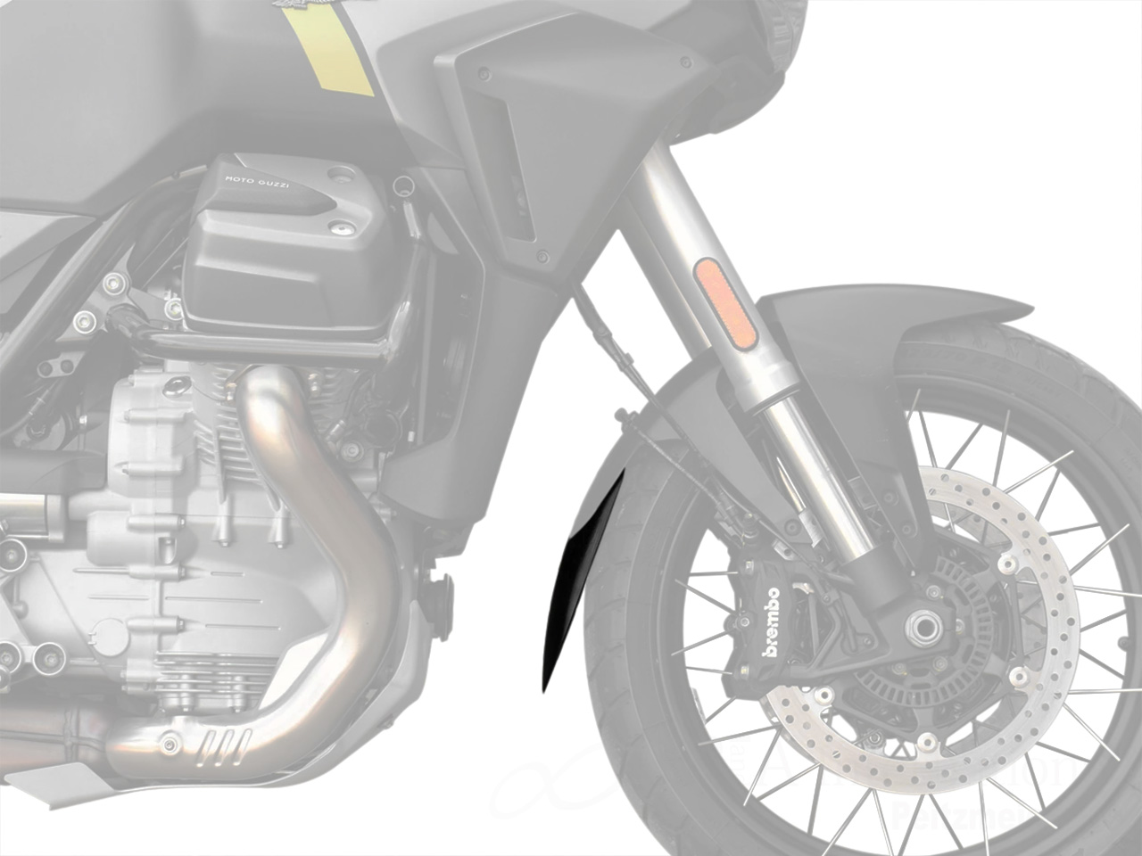 P&A International Extender Fender/エクステンダーフェンダー MOTOGUZZI ステルヴィオ