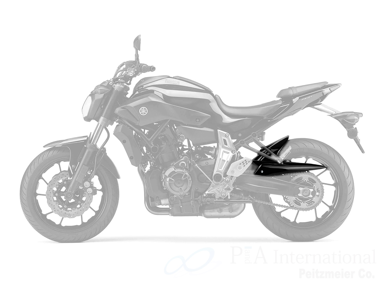 P&A International インナーリアフェンダー YAMAHA MT-07 / XSR700